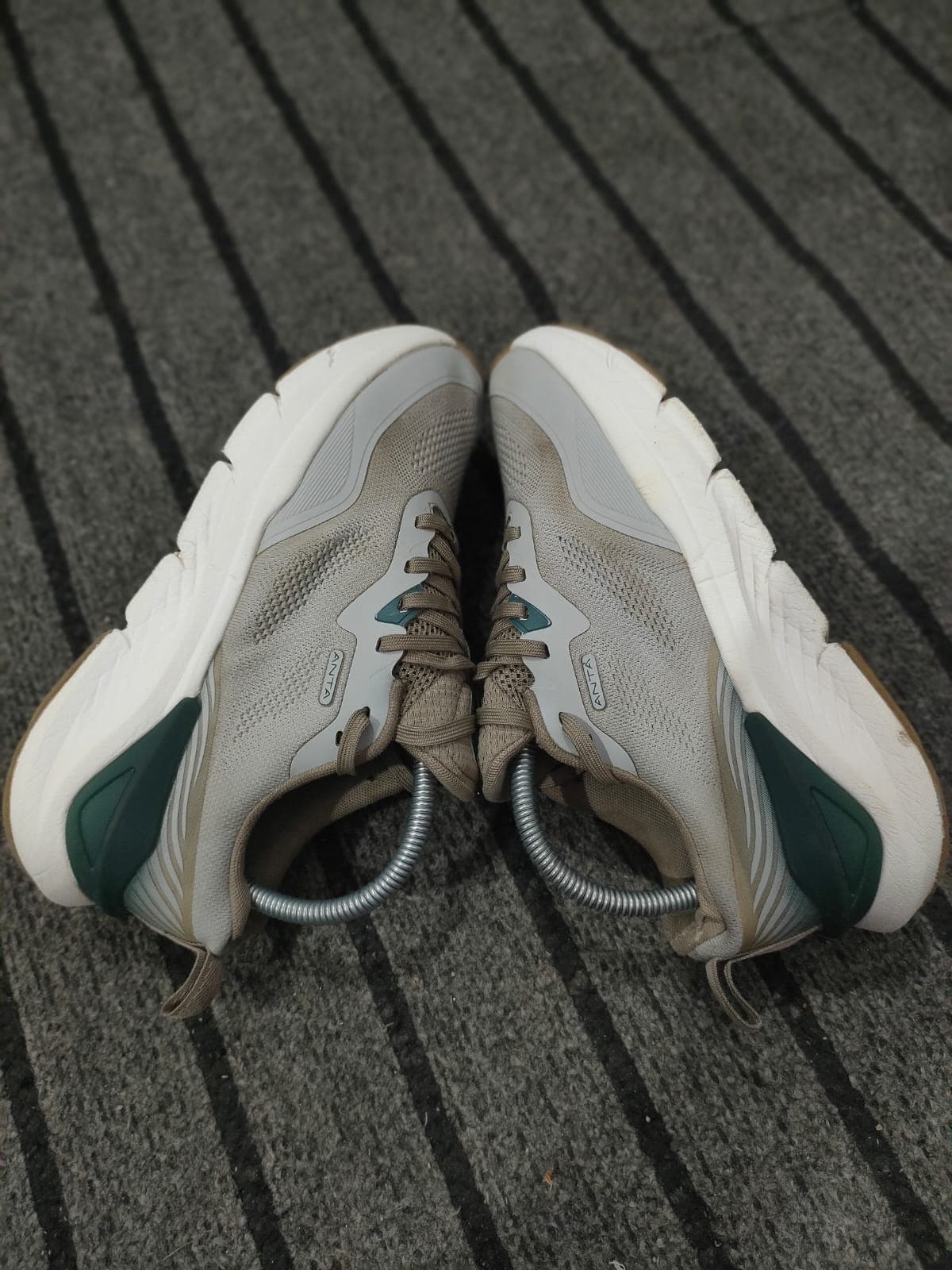 Anta Grey Athletic Sneakers image 1