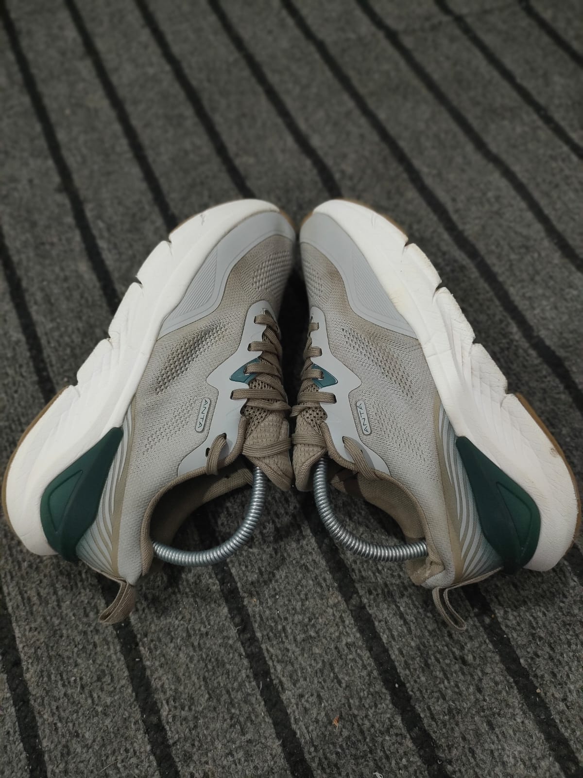 Anta Grey Athletic Sneakers footwear