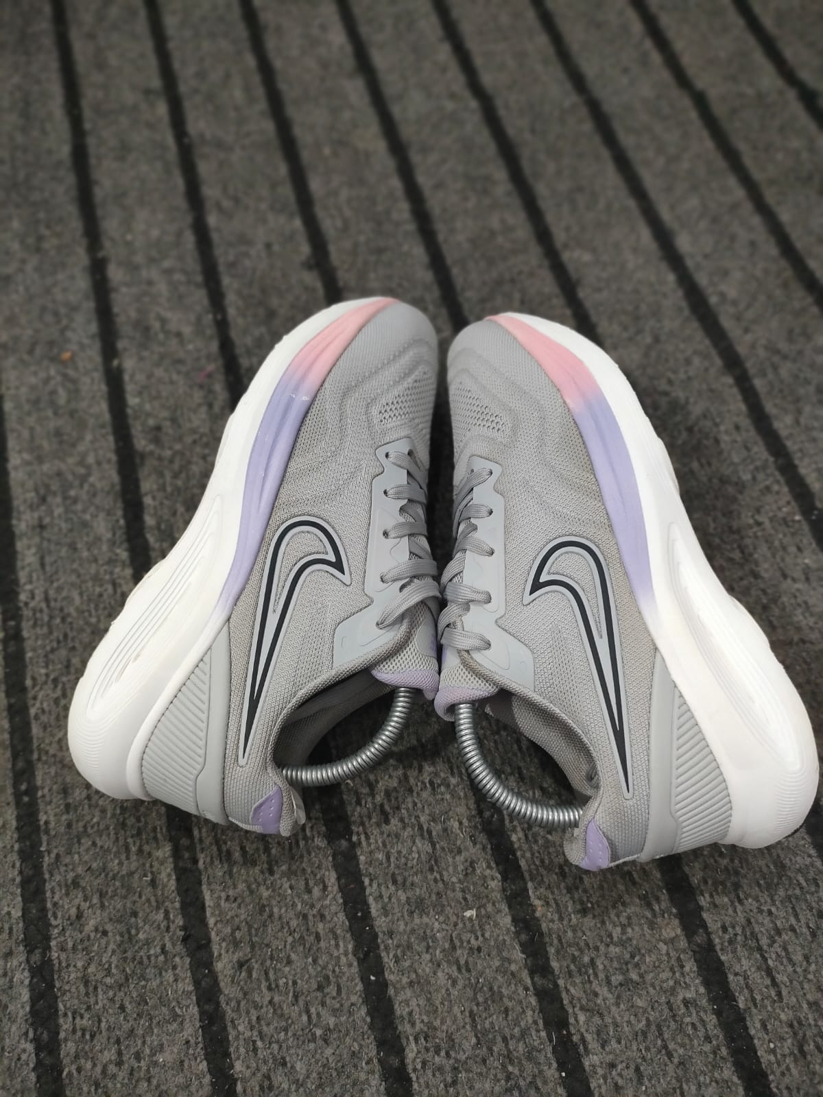 Nike Grey Running Shoes footwear