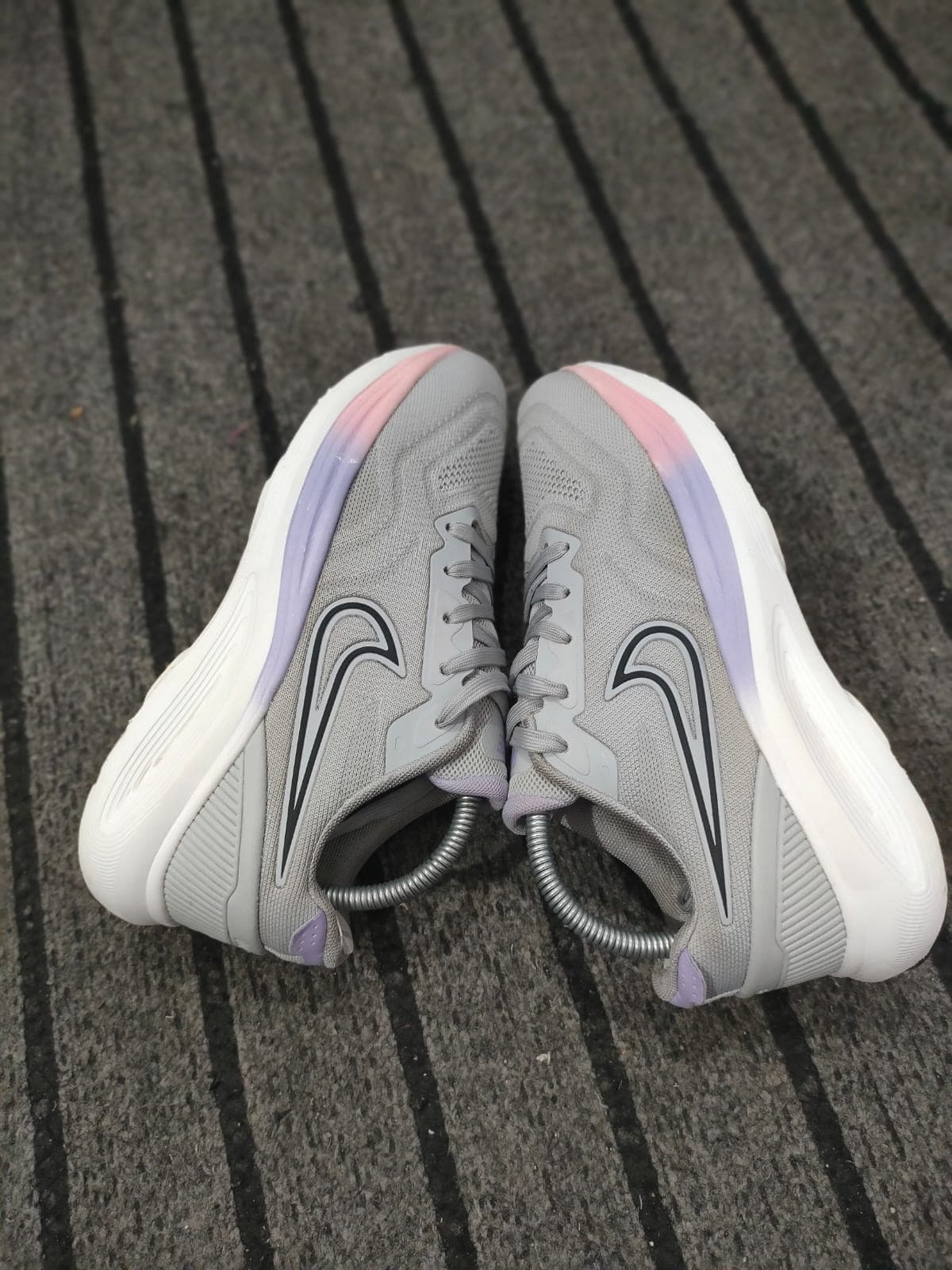 Nike Grey Running Shoes image 1